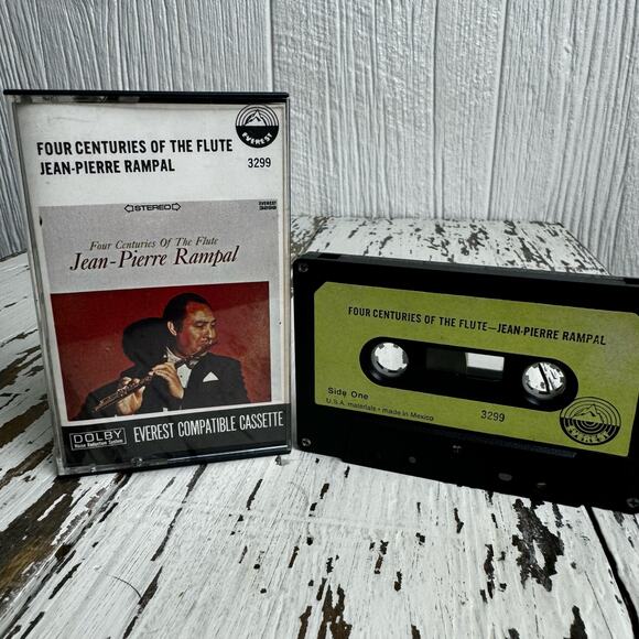 Jean-Pierre Rampal Four Centuries of the Flute Dolby Cassette Tape Vintage - Picture 2 of 6